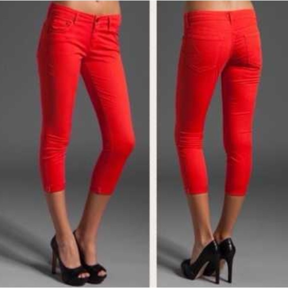 Mother The Looker Crop - Cruel Summer Twill